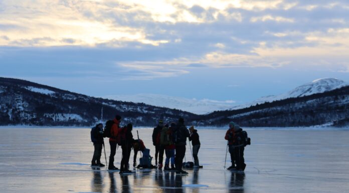 Vintereventyr på Gjevilvatnet