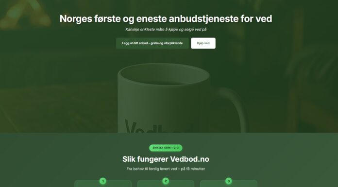 Hold varmen i vinter – med Norges eneste anbudstjeneste for ved