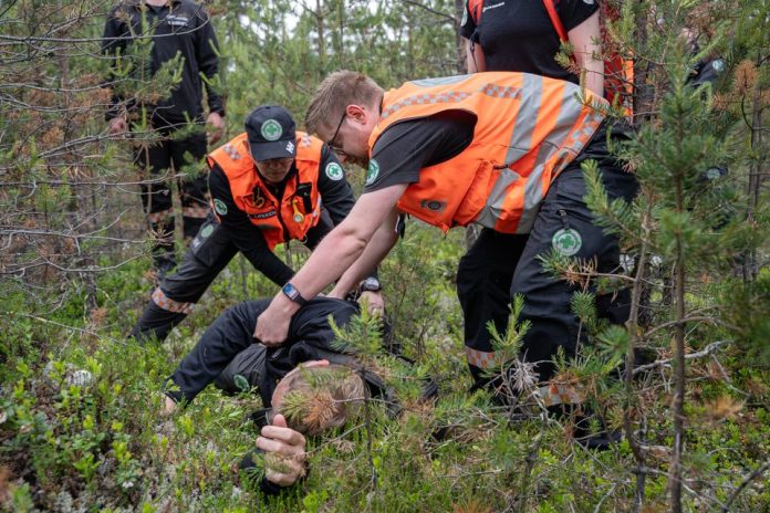 redningsøvelse norsk folkhjelp